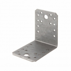 Уголок крепежный 90x90х40x2, оцинкованный - накл. | 126394 | Tech-KREP