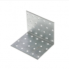 Уголок крепежный равносторонний 100х80х80x2, оцинкованный - накл. | 126676 | Tech-KREP