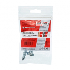 Болт DIN 571 сантехнический оцинк 10х90 (2 шт) - пакет ( 0,092 кг) | 103884 | Tech-KREP