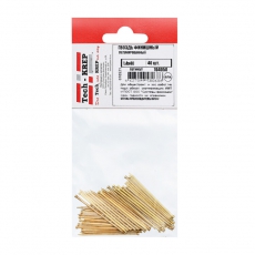 Гвоздь финишный латунированный 1,4х40 (40 шт) - пакет ( 0,025 кг) | 104058 | Tech-KREP