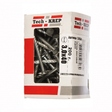 Гвоздь винтовой оцинк. 3,0х40 (200 г) - коробка | 124584 | Tech-KREP