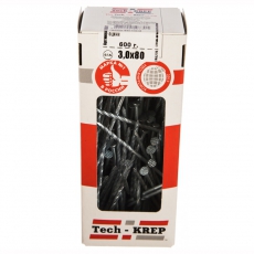 Гвоздь винтовой оцинк. 3,0х80 (600 г) - коробка | 124592 | Tech-KREP