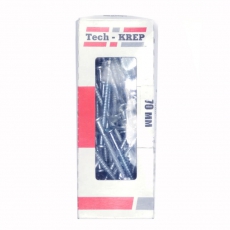 Гвоздь ершеный оцинк. 70 (400 г) - коробка | 124600 | Tech-KREP