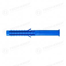 Дюбель распорный Чапай 8х80 шипы+усы (полипропилен) 50 шт - коробка с ок Tech-Kr ( 0,154 кг) | 111472 | Tech-KREP