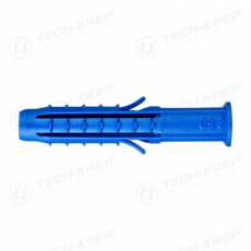 Дюбель распорный Чапай 8х50 шипы+усы (полипропилен) (30 шт) - пакет ( 0,059 кг) | 112963 | Tech-KREP