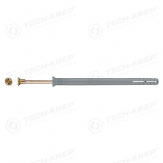 Дюбель-гвоздь полипропилен пот. SM-L 8х120 (100шт) - коробка накл. ( 1,45 кг) | 117984 | Tech-KREP