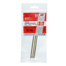 Саморез ШУж 5,0х120 пот. гол. (3 шт) - пакет ( 0,029 кг) | 136374 | Tech-KREP