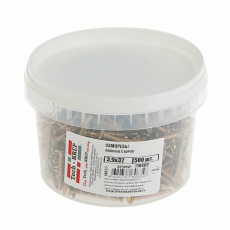 Саморезы оконные с буром 3,9х32 желтые (500 шт) - ведро мал ( 1,028 кг) | 116809 | Tech-KREP