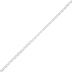 Шнур витой трехрядный ПП 3 мм, белый, 10 м | 139967 | Tech-KREP