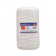 Шпагат ПП 1000 Текс, белый, 500 м | 140363 | Tech-KREP