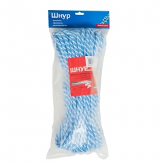 Шнур плетеный ПП 8 мм с серд., 24-пряд. высокопр., цветной, 30 м | 140342 | Tech-KREP