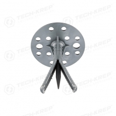 Дюбель для теплоизоляции с пласт. гвоздём (IZO) 10х80 (1000 шт) - накл. ( 10,62 кг) | 124890 | Tech-KREP