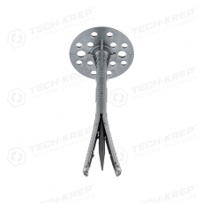 Дюбель для теплоизоляции с пласт. гвоздём (IZO) 10х160 (500 шт) - накл. ( 7,765 кг) | 124887 | Tech-KREP