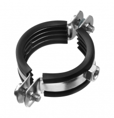 Хомут с резиновым уплотнителем и гайкой (1) 31-35 мм (50 шт) - пакет | 137016 | Tech-KREP
