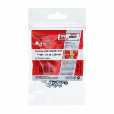 Саморез КР ZP св. 4,8х28 (4 шт) - пакет ( 0,028 кг) | 124638 | Tech-KREP