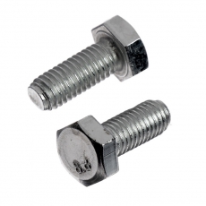 Болт DIN933 с шестигранной головкой оцинк. М8х20 (4 шт) - пакет ( 0,051 кг) | 126507 | Tech-KREP