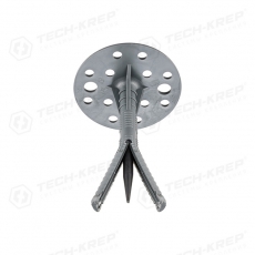 Дюбель для теплоизоляции с пласт. гвоздём (IZO) 10х100 (1000 шт) - накл. ( 13,075 кг) | 124884 | Tech-KREP