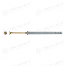 Дюбель-гвоздь полипропилен пот. SM-L 8х100 (100шт) - коробка накл. ( 1,335 кг) | 117983 | Tech-KREP