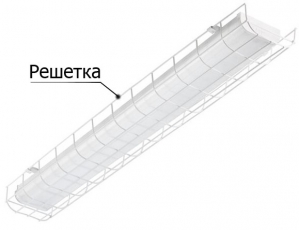 Защитная решетка для светильников TLPL06/236/228/254 | 12014 | TechnoLux