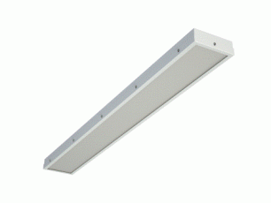 Светильник люминесцентный универсальный с БАП TL424 OL EM1 IP54 597x597x50мм 100Вт без ламп, 1 ч. Лм IP54 опал | 17729 | TechnoLux