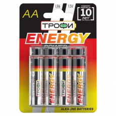 Батарейка щелочная (алкалиновая) LR6-8BL (80/640/23040) (AA) | Б0012582 | ТРОФИ