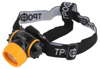 Фонарь налобный GB-302 7xLED, 3хААА, картон | Б0036617 | ТРОФИ