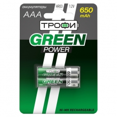 Аккумулятор HR03-2BL 650 mAh (20/240/17280) (AAA) | Б0019499 | ТРОФИ