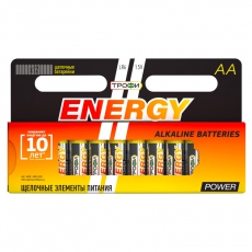 Батарейка щелочная (алкалиновая) LR6-12BL (336/672/16128) (AA) | Б0009331 | ТРОФИ