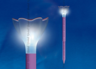 Cветильник садовый декоративный на солнечной батарее Purple crocus USL-C-417/PT305 Classic., пленка | 10623 | Uniel