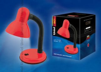 Светильник настольный TLI-201 цоколь E27 красный | 00453 | Uniel