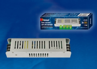Блок питания UET-VAS-120B20 24V IP20 120Вт. металл.корпус. | UL-00002431 | Uniel