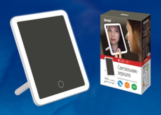 Светильник настольный TLD-591 White/LED/80Lm/6000K/Dimmer зеркало 4W акк 37V/600mAh сенсор диммер Белый | UL-00002759 | Uniel