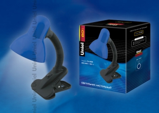 Светильник настольный TLI-206 цоколь E27 синий | 02462 | Uniel