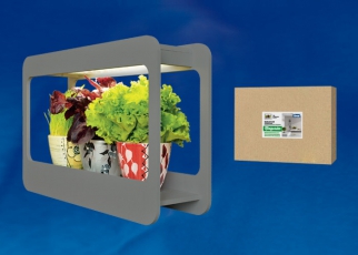 Светильник светодиодный-подставка для растений «Минисад» ULT-P30-15W/SPFS IP40 GREY Спектр для фотосинтеза с высокой цветопередач| UL-00002836 | Uniel