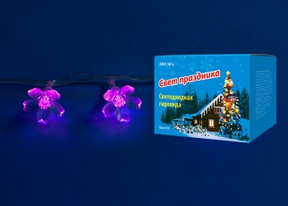 Гирлянда светодиодная с контроллером «Сакура розовая» ULD-S0700-050/DTA PINK IP20 PINK SAKURA 50 диодов 7 м розоваяIP20шнур прозр. | 07933 | Uniel