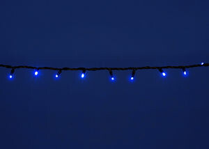 Гирлянда светодиодная с эффектом мерцания ULD-S1000-120/TBK BLUE IP67 10м. соед. 120 диодов. синий свет. шнур черный | UL-00003942 | Uniel