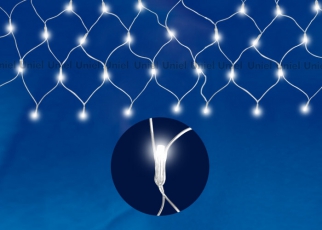 Гирлянда-сетка светодиодная с контроллером ULD-N2520-240/DTA WHITE IP20 240 диодов, 2.5х2 м, белая, IP20, шнур прозр. | 06733 | Uniel