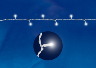 Гирлянда светодиодная с контроллером ULD-S1000-120/DWA WHITE IP67 120 диодов, 10 м, белая, IP67, шнур белый | 07925 | Uniel