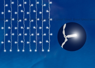 Занавес светодиодный с контроллером, ULD-C1515-160/DTA WHITE IP20 1,5х1,5 м, 160 светодиодный , белый, , шнур прозр., IP20 | 06738 | Uniel