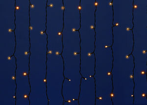 Занавес светодиодный с эффектом мерцания, ULD-C2030-240/TBK WHITE IP67 3х2м соед. 240 диодов. белый свет. шнур черный | UL-00003939 | Uniel