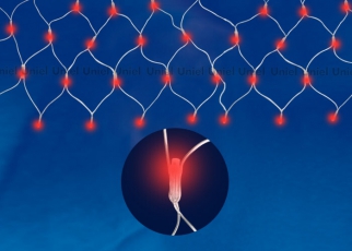 Гирлянда-сетка светодиодная с контроллером ULD-N2520-240/DTA RED IP20 240 диодов 2.5х2 м красная IP20 шнур прозр. | 07940 | Uniel