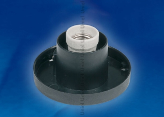 Основание для садово-парковых светильников UFP-А02BE BLACK встроенный патрон Е27, пластик, черный | 08103 | Uniel