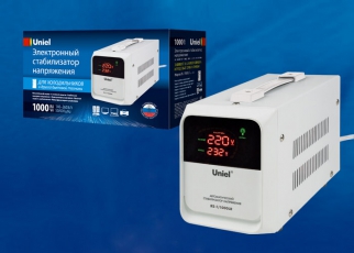 RS-1/1000LR Стабилизатор напряжения для холодильников. Однофазный релейный. 1000ВА. Напольный | UL-00003601 | Uniel