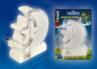 Светильник-ночник DTL-301-Месяц со звездочкой/RGB/4LED/05W без выключателя | 10314 | Uniel