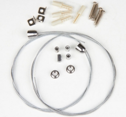 Крепления для светодиодных панелей серии PROM-3 UFL-H01 SILVER 100 POLYBAG | 09463 | Uniel