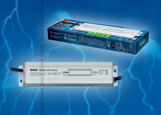 Блок питания для светодиодов с защитой от короткого замыкания и перегрузок UET-VAL-040A67 алюм. корпус, 40Вт, 12В, IP67 | 06010 | Uniel