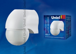 USN-16-180R-1200W-3LUX-12M-0,6-1,5m/s-WH Датчик движения, упак. блистер | 06568 | Uniel