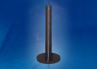 Опора с крышкой для садово-парковых светильников UFP-E11BN-095 BLACK H=95мм, металл, черный | UL-00000190 | Uniel