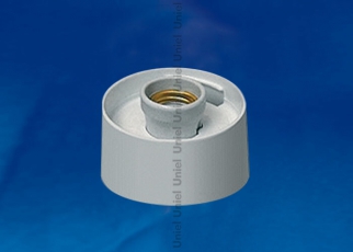 Основание для садово-парковых светильников UFP-А01AE WHITE встроенный патрон Е27, пластик, белый | 08310 | Uniel