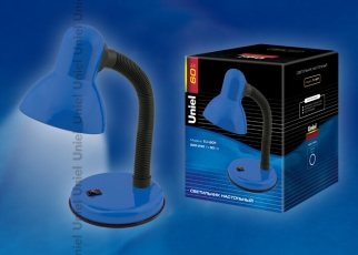 Светильник настольный TLI-201 цоколь E27 синий | 00452 | Uniel